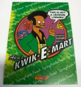 1996 Australia Tempo The Simpsons Downunder Trading Card Springfield SF1 APU - Picture 1 of 3