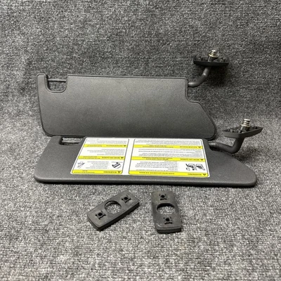 Sun Visor SET - BLACK for Jeep Wrangler JK 07-09 - Image 1 of 4