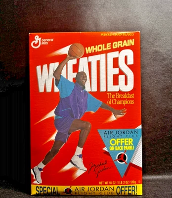 Michael Jordan Wheaties Box 1990s Edition – Full Sealed Bag-Brand New-Free Ship - Image 1 of 4