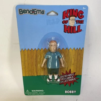 Коллекционная фигурка Bend-Ems King Of The Hill Bobby Hill VHTF Bendable Poseable - Изображение 1 из 3