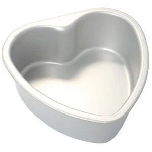 Heart Shaped Cake Pan 6 Inch Aluminum Cake Pans Heart Cake Tin Baking Cake Mo... - Picture 1 of 7