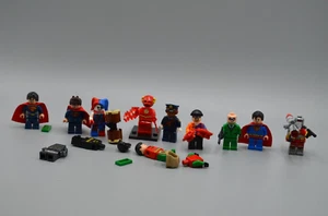 LEGO DC Minifigure Lot Superman Dead Shot Harley Quinn Flash Barbara +parts - Picture 1 of 10