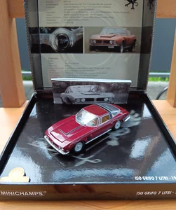 1/43 Minichamps Iso Grifo 7 litri 1968 rosso metallizzato 436128221 - Foto 1 di 15
