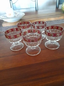 Juego de copas de champán retro de champán 100 ml 5 piezas color dorado rojo vino vintage - Imagen 1 de 2