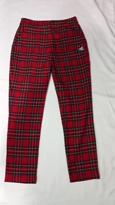 Disney X Forever 21 rot karierte Hose Mickey Mouse Patch Tartan Größe XS - Bild 1 von 6