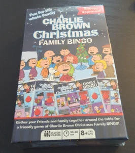 2019 A Charlie Brown Christmas Family Bingo Peanuts Game family fun - Picture 1 of 6