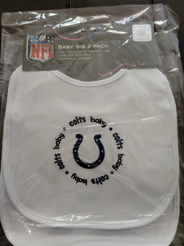 Indianapolis Colts Baby Bibs 2-Pack Cover