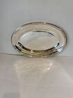 Modern Christfle France Silver Plated Oval Tray/Platter #3