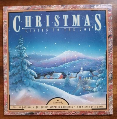 Placido Domingo Christmas Listen To The Joy Vintage Vinyl LP Record Album Foto 1 de 4