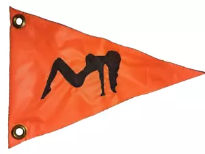 Custom Triangle SEXY GIRL Safety Flag ATV Bicycle Kayak Scooter Jeep - Picture 1 of 5