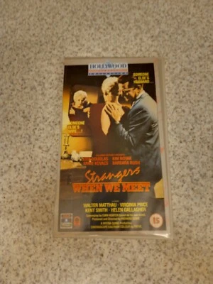 1960 strangers when we meet VHS PAL UK kirk douglas kim novak walter matthau Foto 1 de 4