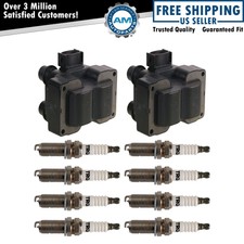Ignition Coils & Spark Plugs Fits 92-01 Ford 91-98 Lincoln 92-01 Mercury