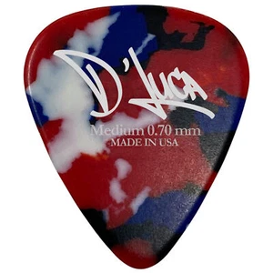 D'Luca Celluloid Standard Guitar Picks Multi-Color 0.70mm Medium 10 Pack - Picture 1 of 4