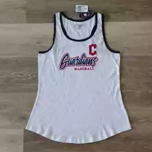 NWT MLB Cleveland Guardians Women's Tank Top White Size S - Picture 1 of 6