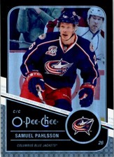 2011-12 O-PEE-CHEE OPC BLACK RAINBOW SAMUEL PAHLSSON 022/100 COLUMBUS BLUE