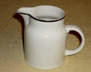 Royal Doulton CREAMER ' TING ' Lambeth Stoneware Raised relief design Black trim - Picture 1 of 6