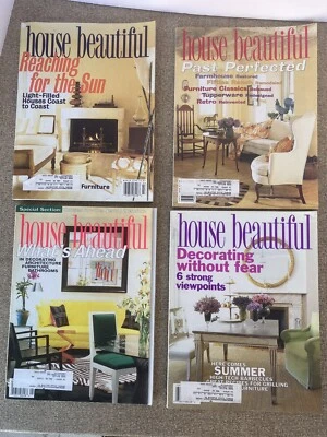 Vintage HOUSE BEAUTIFUL Magazine single issues 1998, 1999, 2000, and 2001 - Image 1 of 4
