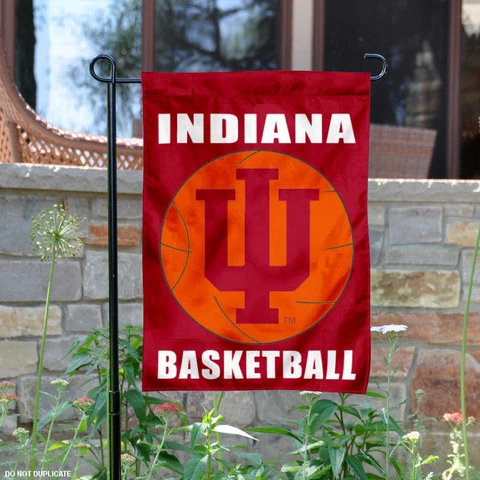 IU Hoosiers Basketball Garden Flag and Yard Banner Cover