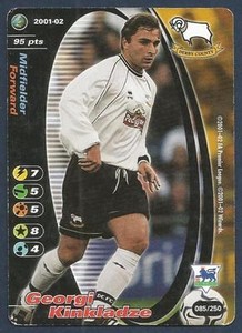 WIZARD OF THE COAST-2001/02 #085-DERBY/GEORGIA-MANCHESTER CITY-GEORGI KINKLADZE