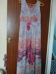 Special Accasions Dress18 Greyl ong really nice just right for accaasions - Picture 1 of 8