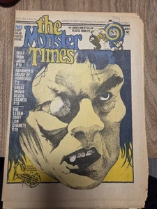 THE MONSTER TIMES #28 1973 Tabloid Magazine - Picture 1 of 13