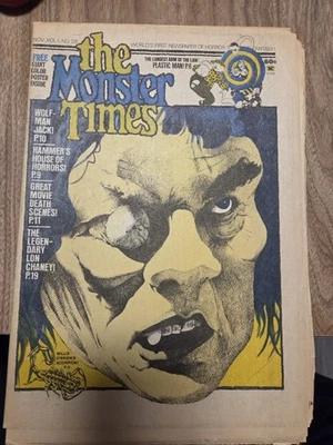 THE MONSTER TIMES #28 1973 Tabloid Magazine - Image 1 of 4
