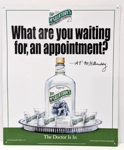 DR. MCGILLICUDDY’S Mentholmint Schnaps Blechschild 14” x 17” - Bild 1 von 4