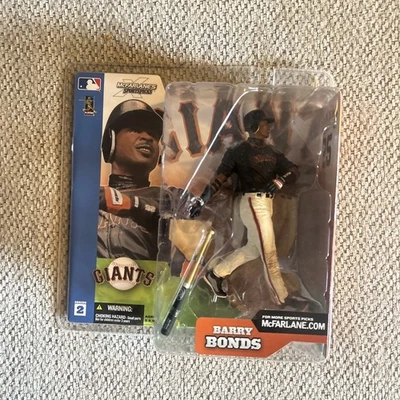 Figura Barry Bonds San Francisco Giants MLB McFarlane SPORTSPICKSS Serie 2 2002 Foto 1 de 4
