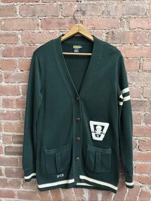 Rugby Ralph Lauren Women’s Cardigan, Sz Medium, Green 100% Cotton - Image 1 of 4