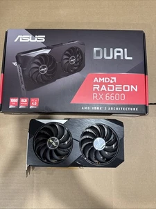 ASUS Dual Radeon RX 6600 8GB GDDR6 Graphics Card Dual-RX6600-8G - Picture 1 of 3