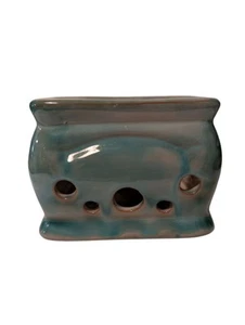Vintage Stangl Pottery MCM Candle Holder/ Warmer Votive Holder Teal Turquoise - Picture 1 of 11