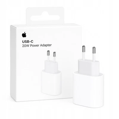 APPLE CARICATORE ORIGINALE spina usb-c per iphone 11 12 13 14 15 16 17 20w - Immagine 1 di 3