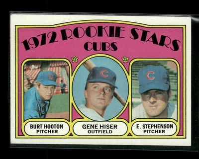 1972 Topps #61 (Burt Hooton / Gene Hiser / Earl Stephenson) Chicago Cubs - Image 1 of 2