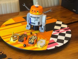 Star Wars Kessel Sabacc 25" Lazy Susan Game Board - Droid Centerpiece - Homemade - Picture 1 of 24