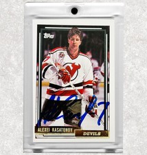 Alexei Kasatonov New Jersey Devils Topps Autographed Card