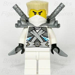 LEGO Ninjago Zane Minifigura Reiniciada Stone Warrior Armadura Nindroid 70728 njo106 - Imagen 1 de 3