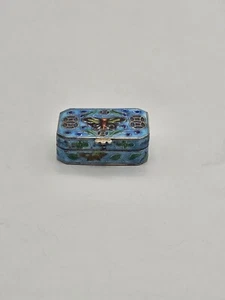 Rare Antique Silver Marked Enamels Box Case - Picture 1 of 8