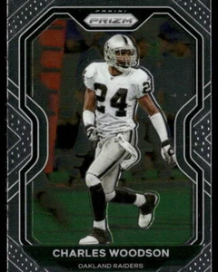 Tarjeta de fútbol americano Charles Woodson 2020 Panini Prizm #138 Oakland Raiders - Imagen 1 de 2