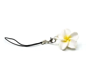 Frangipani Fleur Hawaii Hibiscus Téléphone Miniblings Déco Portable Plumeria - Photo 1 sur 5
