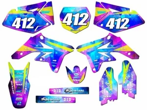 2007-2009 RMZ 250 SPACE KADET Galaxy Senge Graphics Kit Compatible with Suzuki - Bild 1 von 10