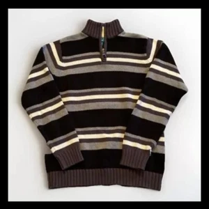 The Children's Place Boys Long Sleeve Sweater SZ L 10/12  Zip Neck - Picture 1 of 4