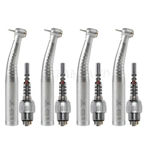 4x Dental Kavo type Fiber Optic LED high speed handpiece w/ quick coupler 6H YB6 - Picture 1 of 13