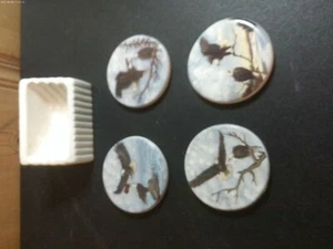 SET OF FOUR EAGLE COASTERS - Picture 1 of 4