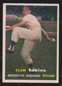 1957 TOPPS BASEBALL #53 CLEM LABINE NM **** FREE SHIPPING **** - Imagen 1 de 1