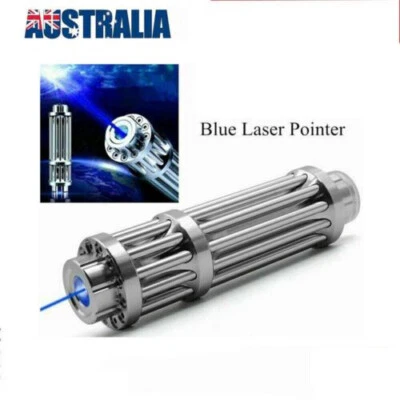 450nm 1MW Adjustable Focus Blue Laser Pointer Pen Visible Beam Light AU - image 1 of 4