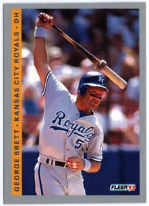 1993 Fleer George Brett #236 Kansas City Royals EX/NM Baseball Card HOF - Picture 1 of 2