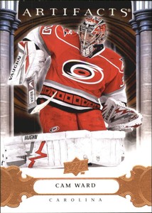 2009-10 Artifacts Carolina Hurricanes Hockey Card #17 Cam Ward