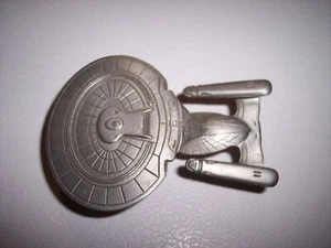 "Figura de peltre Star Trek USS Enterprise 1992 NCC 1701-D RF 794 Rawcliffe 3,5""" - Imagen 1 de 7