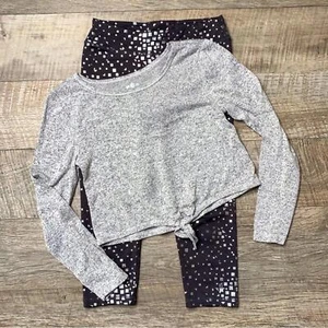 2pc Justice Sweater & Leggings Set ~ Sz 10 - Picture 1 of 9