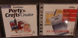 PrintMaster Party and Crafts Creator 850+ Craft Projects & Easy Forms Maker, Win - Picture 1 of 3